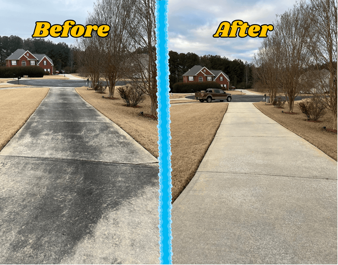 Driveway Power Washing